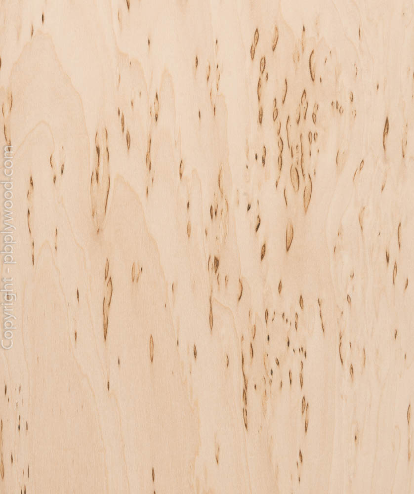 Birch Burl Veneered FR MDF To Euro Class B - Peter Benson Plywood Ltd